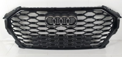 Audi q3 83f lift решётка радиатора решётка радиатора бампера sline black фото №1