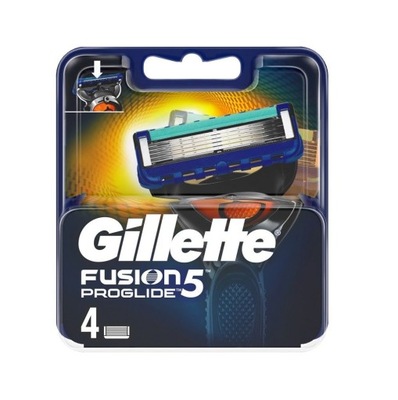 Gillette Fusion 5 Proglide wkłady ostrza 4 szt Oryginalne