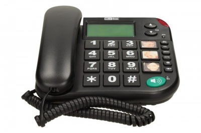 MAXCOM KXT480 BB telefon przewodowy, czarny