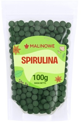 SPIRULINA TABLETKI 100g ANEMINA ODPORNOŚĆ 400 TABLETEK