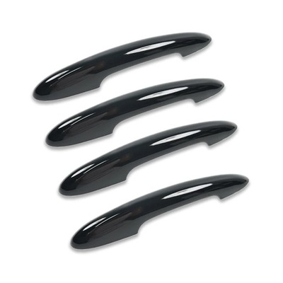 4PCS BLOSKA NEGRA AGARRADERO DE PUERTA PARA BMW MINI COOPER JCW F55 F54 CLUBMAN F60  