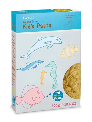 MAKARON (SEMOLINOWY) DLA DZIECI OCEAN BIO 300 g - ALB-GOLD (KID'S PASTA) AL