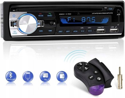 RADIO DE AUTOMÓVIL N1901 1-DIN + CONTROL REMOTO  