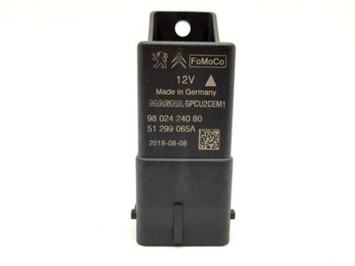 Реле свеча orginał 9802424080peugeot citroen фото №1