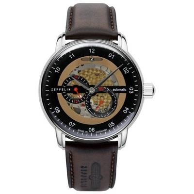 Zegarek Męski Zeppelin 8664-5 brązowy