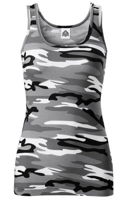 SUPER KOSZULKA TOP MASKUJĄCY MORO KAMUFLAŻ CAMO XL