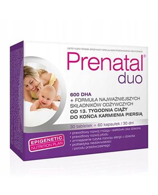 PRENATAL DUO 30 tabl 60 kaps