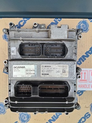 Блок керування бортовий комп'ютер двигуна s8 scania s r g p ecu ems oc13 101 фото №1