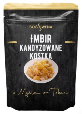 Imbir kandyzowany kostka 500g BOSWENA