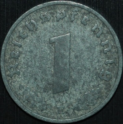 1 Reichspfennig 1942 E - piękny egzemplarz