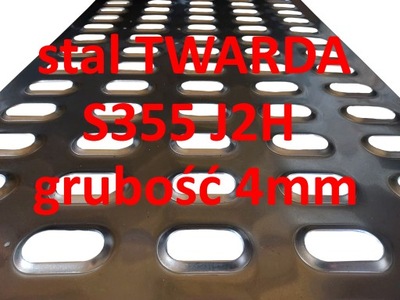 PLACA ACERO LOHR 500X3000 GR. 4MM TWARDA S355 J2H AFUSTE AFUSTE PLATAFORMA  