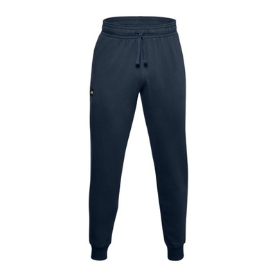 Spodnie męskie Under Armour Rival Fleece Joggers navy blue XXL