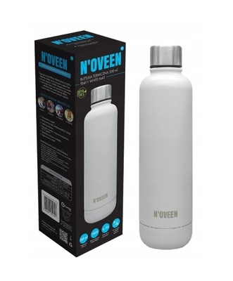 Butelka termiczna Noveen TB411 500 ml biała