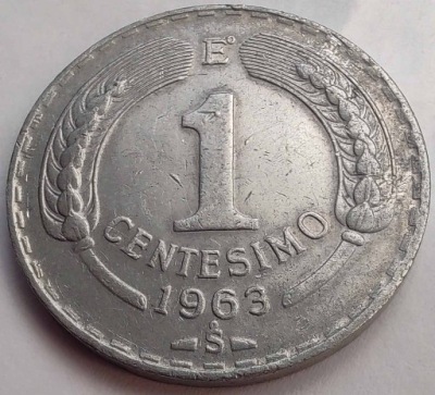 2632 - Chile 1 centésimo, 1963