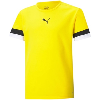 Koszulka dla dzieci Puma teamRISE Jersey Jr żółta R. 176