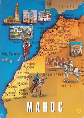 MAROKO - MAPKA