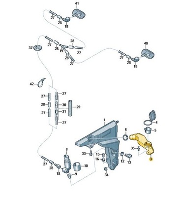 Канал заливний рідина розпилювача audi rs6 a6 c8 фото №1