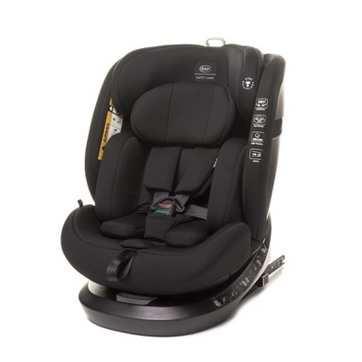 FOTELIK SAMOCHODOWY OBROTOWY RWF ROTO-FIX 4BABY ISIZE ISOFIX 0-36 Black