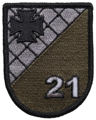 Naszywka 21 Wojskowy Oddział Gospodarczy 21 WOG Elbląg na mundur POLOWY