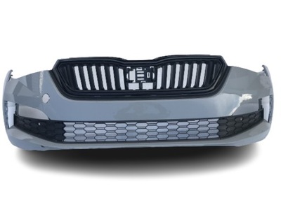 Бампер перед передний решётка радиатора skoda scala 657 2019 - фото №1