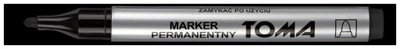 Marker permanentny okrągły czarny