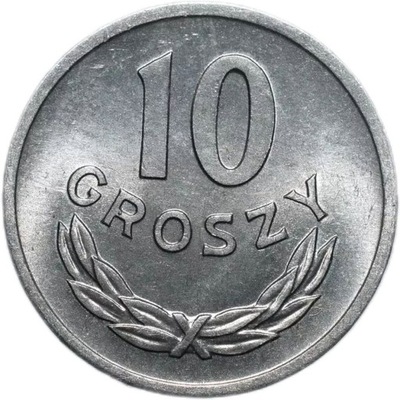 10 gr groszy 1967 Stan I/-I Menniczy