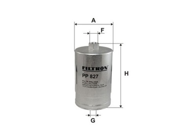 FILTRON FILTRO COMBUSTIBLES VOLVO 240 260 440 460 480 ALFA ROMEO 164 75 GTV  