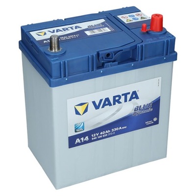 АККУМУЛЯТОР VARTA BLUE A14 12V 40AH 330A B19 +P JAPAN