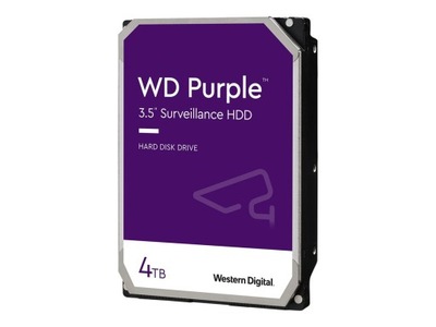 DYSK WD PURPLE 4TB 3,5'' 5400RPM 64MB cache SATA