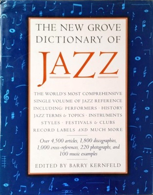 THE NEW GROVE DICTIONARY OF JAZZ