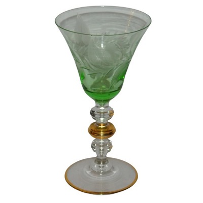 STARY KIELISZEK ZIELONY