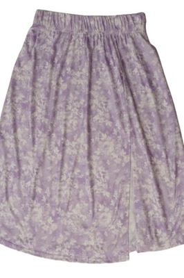 Boohoo fioletowa spódnica w kwiaty 38
