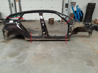 Поріг блок двигуна правий лівий даховий citroen ds5 фото №1