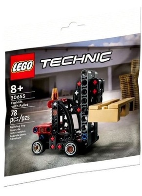 LEGO TECHNIC WÓZEK WIDŁOWY Z PALETĄ 30655 8+