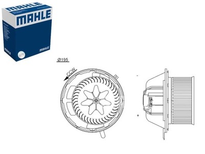 VENTILADOR SOPLADORES BMW 1 E81 1 E82 1 E87 1 E88 3 E90 3 E91 3 E92 3  