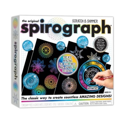 Spirograph zestaw do zdrapywania