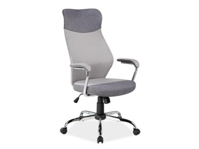 Otočné kreslo kancelárska Q-319 šedá stolička SIG