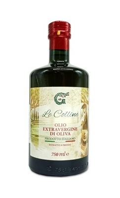 Oliwa z Oliwek Extra Vergin 100% Włoska Le Colline Olearia del Garda 750ml
