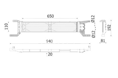 MAHLE РАДИАТОР МАСЛА FIAT DUCATO 2.3D 05.19-