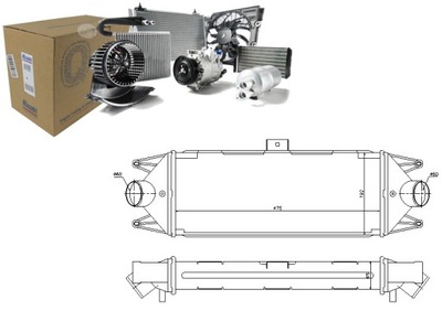 INTERCOOLER NISSENS 5801313640 504086501 504360584  