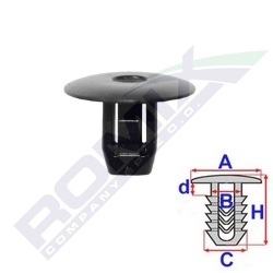 REMACHE ALETAS COMPENSADORAS HONDA C60647 ROMIX 5SZT  