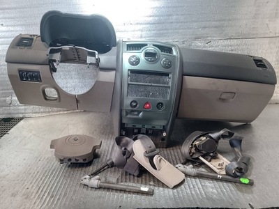 Панель приладів приладова, консоль подушки безпеки ремені renault megane ii 02-09 фото №1