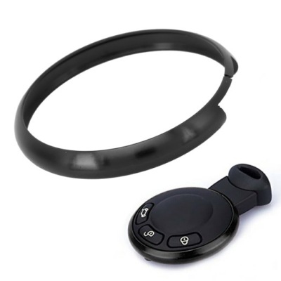 СТОП АЛЮМІНІЙ МІНІ R55 R56 R57 R58 R59 R60 REMOTE KEY FOB RING TRIM ЧОРНИЙ 
