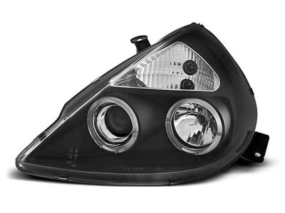 FAROS PARTE DELANTERA FORD KA 11.96-08 ANGEL EYES NEGRAS  