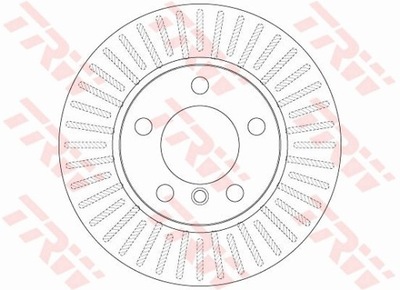 2X ДИСК ГАЛЬМІВНИЙ BMW ПЕРЕД 1/2 1,5-2,0 10- DF6255