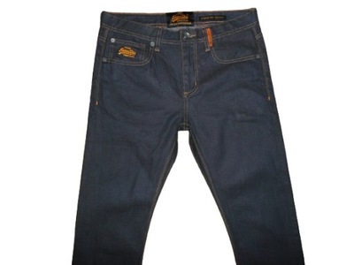 Spodnie dżinsy SUPERDRY W32/L32=41/108cm jeansy