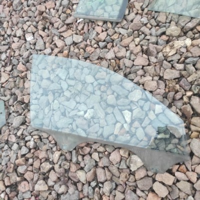 Скло бічна двері правий перед skoda superb i фото №1