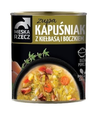 Męska Rzecz Zupa Kapuśniak Kiełbasa Boczek 810g