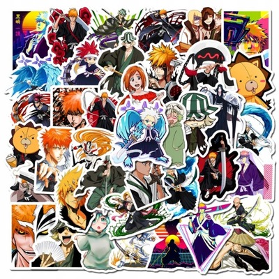 100 PIEZAS FAJNE ANIME CARTOON BLEACH PEGATINAS ZAB LOK2409  