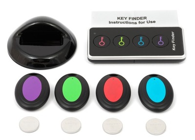 LOCALIZADOR LLAVES BEZPRZEWODOWY KEYFINDER 4 PIEZAS  